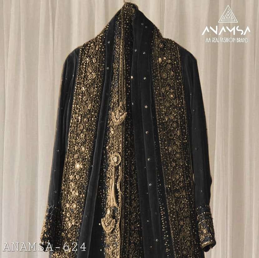 D No -624 Semi Stitched Anamsa